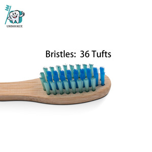 แปรงสีฟันไม้ไผ่ TBB-916 ด้ามไม้ย่อยสลายได้สำหรับผู้ใหญ่ ทำความสะอาดด้วยมือ - Product Image 4