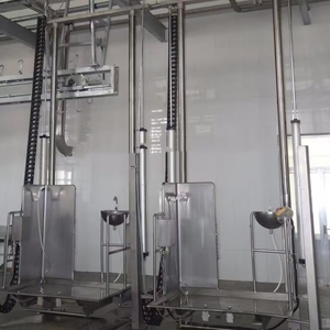 Plataforma elevadora neumática eléctrica de una sola columna doble, rodamiento de maquinaria de matadero automático para ganado - Product Image 2