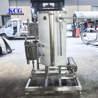 Machine de stérilisation instantanée en acier inoxydable de qualité alimentaire 304/316, capacité 0,5T/H pour la stérilisation du lait, des jus et des boissons