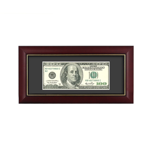 Gỗ tiền hiển thị hộp khung 4*9inch Dollar hóa đơn khung - Product Image 1