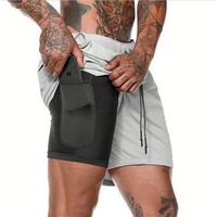 Nouveaux shorts de sport pour hommes, grande taille, séchage rapide, pantalon de sport à cinq points, pantalon de course, pantalon de fitness L0039