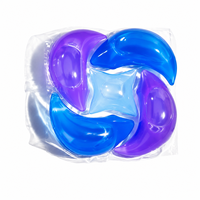 Capsules de lessive écologiques à 5 compartiments, 14-15g, nettoyage en profondeur, à base de plantes, haute efficacité, protection des couleurs, parfum longue durée