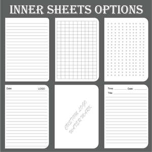 Carnet de notes personnalisé en cuir PU A5/A6, couverture rigide, pour étudiants, fournitures scolaires, carnet promotionnel haut de gamme avec logo - Product Image 3