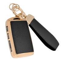 Housse de protection pour clé de voiture en cuir TPU de qualité supérieure DM TPU Leather MZD-B11J4 pour clés Mazda à 3 boutons CX3/CX5/CX7/CX9/MX5