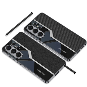 GKK Vente Flash Coque de Téléphone en Cuir Souple Anti-choc Protection 360° Couleur Unie pour S26 S25 S24 S23 Ultra - Product Image 3