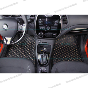 Tapis de sol de voiture en <span class=keywords><strong>cuir</strong></span> pour renault <span class=keywords><strong>captur</strong></span> Samsung QM3 2013 2014 2015 2016 2017 2018 2019 2020 accessoires d'intérieur - Product Image 2