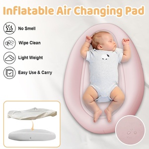 Tapis à langer gonflable en TPU 81*51 CM Quatre couleurs pour bébé Matériel imperméable Facile à transporter et à emporter en voyage - Product Image 5
