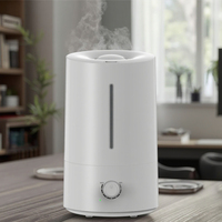 Humidificateur d'air à ultrasons intelligent à brume fraîche de bureau de 4 à 5 litres pour la maison