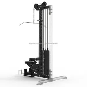 Fitness geräte im Fitness studio Kostenlose Gewichte Multifunktion ale Trainings serie Lat Pull Down Machine