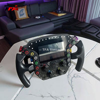 Volant de course en fibre de carbone pour IRacing Assetto Corsa sc Simulator Cockpit Compatible avec la plate-forme PS2 Volant de jeu