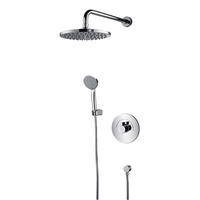 Vente chaude Salle De Bains Robinet De Douche In-mur En Laiton Mitigeur De Douche Thermostatique Robinet De Douche Pour Hôtel