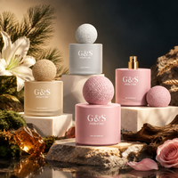 Flacon de parfum OEM personnalisé 50ml 100ml, flacon en verre vide avec bouchon rond, emballage de parfum, design luxueux