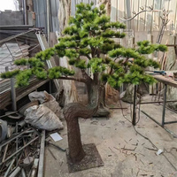 FL-795 Arbre artificiel personnalisé pour intérieur et extérieur, grand tronc, pin, saule et érable, bonsaï, résistant aux UV en PE