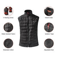5V USB wiederauf ladbare Jagd Fern infrarot Batterie Heizung Fleece gepolsterte Strick pullover beheizte Weste