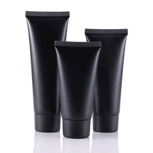 Eco Friendly 5ml Portable <b>Plastic</b> Soft Cosmetic <b>Tube</b> 10ml 15ml 20ml 30ml Black PE Skincare Squeeze <b>Tube</b> With Screw Cap - Product Image 4