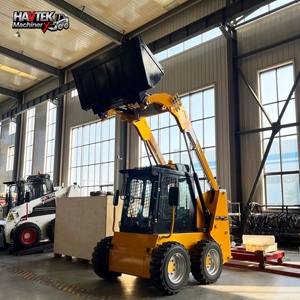 Chargeuse sur pneus Havtek 3000KG, chargeuse de chantier Havtek HT50 équipée d'une fourche, chargeuse compacte - Product Image 4