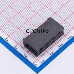 HED36LP03BK Gold Finger Connector Through hole Component (THT),P=1.27mm Connector EDGE SLOT 1.27mm 36P Through Hole - Product Image 1