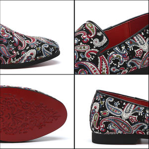 Chaussures habillées mocassins uniques brodées pour hommes et femmes, grandes tailles 37-48 - Product Image 6