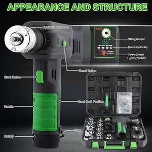 เครื่องขยายท่อ Power Tube Expander รุ่น ST-E300A ขนาด 3/8 ถึง 1-5/8 นิ้ว ใช้แบตเตอรี่ลิเธียม สำหรับซ่อมระบบทำความเย็น HVAC เครื่องมือช่างสำหรับท่อทองแดง - Product Image 3