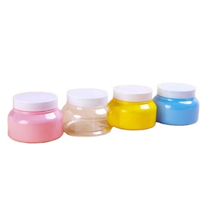 Custom 8oz Face Cream Jars <b>Plastic</b> Jar With Lids Hair Gel <b>Container</b> 250ml Cosmetic Body Lotion Jar - Product Image 2