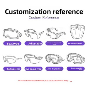 Gafas de Seguridad para Ciclismo OEM Personalizadas SG-71008A Antivaho, Anti-Impactos y Anti-UV <span class=keywords><strong>con</strong></span> Empaque Personalizado al por Mayor - Product Image 2