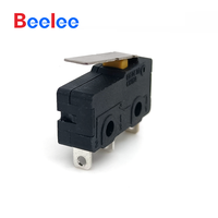 Micro-interrupteurs étanches Beelee IP11 SMD certifiés RoHS, durée de vie de 1 000 000 cycles, vitesse de 0,1 mm à 1 m/s, isolation 500 VDC pour
