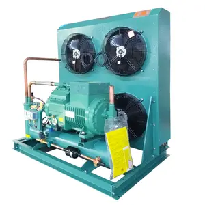 Unidade de condensação refrigerada a ar 40hp 35hp 30hp 25hp 20hp com compressor de pistão semi-hermético