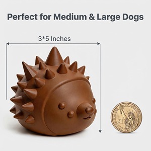 Jouet pour chien Super Chewer personnalisé en caoutchouc naturel, texture ondulée et rebondissante, jouet durable pour chiens agressifs - Product Image 3
