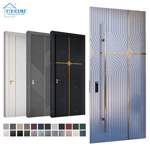 Puerta delantera americana Villa <span class=keywords><strong>de</strong></span> <span class=keywords><strong>lujo</strong></span> contemporánea <span class=keywords><strong>Mansiones</strong></span> Residencias <span class=keywords><strong>de</strong></span> alta gama Hogar Puertas delanteras <span class=keywords><strong>de</strong></span> pivote exterior <span class=keywords><strong>de</strong></span> aluminio modernas - Product Image 3