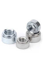 GB6184 M3 M4 M5 M6 Acero inoxidable 304 Tuerca hexagonal Tuercas de bloqueo Inserto de metal Tuerca hexagonal de autobloqueo Anti Looser