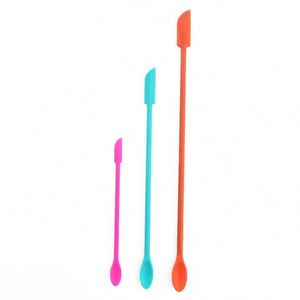 Mini <b>Silicone</b> Spatula Set Small Rubber Spatula for Makeup Thin Jar Scraper for Kitchen and Beauty - Product Image 1
