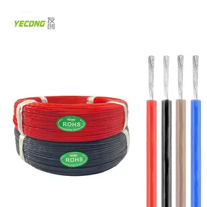 Китайские поставщики кабелей FEP, электрические провода 18awg ~ 28awg, медный проводной кабель fep, провод 24 awg