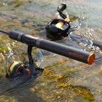 Joran Pancing HSD BFS 2 Bagian Ultralight Spinning Rod BFS Surf Casting untuk Air Asin dan Air Tawar