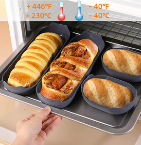 Molde de Silicona de Grado Alimenticio para Hornear, Juego de 4 Piezas, Resistente, para Hacer Baguettes Caseros - Product Image 2