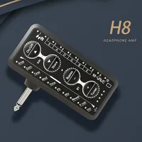 Amplificateur de guitare M-VAVE H8, mini amplificateur pour casque, combo d'amplificateurs, amplificateurs acoustiques, électriques, basse, pédale de son, delay