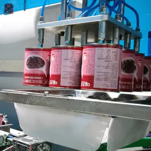 Máquina enlatadora de pasta de tomate, línea de producción enlatada de tomate