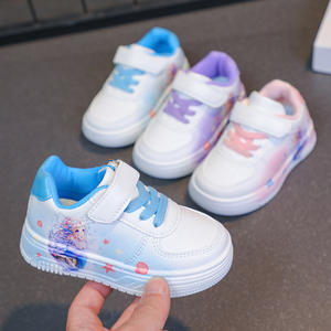 รองเท้ากีฬาลำลองเด็กผู้หญิงขนาดเล็กกลาง, 2025ฤดูใบไม้ผลิฤดูใบไม้ร่วงรองเท้าสีขาวเข้าได้กับทุกสไตล์การ์ตูน - Product Image 4