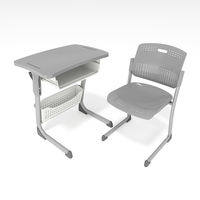 Vente en gros de mobilier scolaire de haute qualité ensemble de chaises de bureau simples table d'étude pour étudiants table de classe