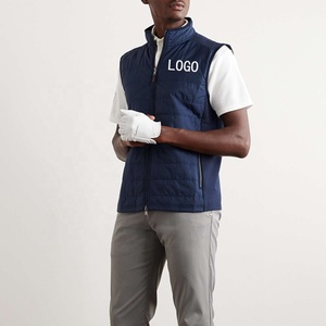 Golf Mặc Chất Lượng Cao Tùy Chỉnh Windproof Nước Radices Sileris Kháng Polyester Casual Golf Vest Người Đàn Ông - Product Image 1