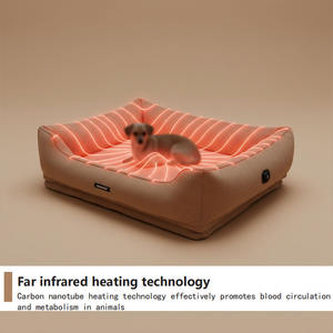 Lit chauffant pour chien en nanotubes de carbone de qualité supérieure |   Chauffage rapide et contrôle intelligent de la température |   Faible <span class=keywords><strong>consommation</strong></span> d'énergie, sans rayonnement - Product Image 5