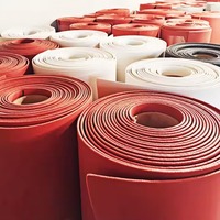 Mousse de silicone multicolore résistante à haute température et imperméable de 2 mm à 10 mm, directement de l'usine, pour presse à chaud