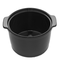 Tête de four à convection électrique, mini halogène, portable avec bol en céramique de 5l, 3,5 l