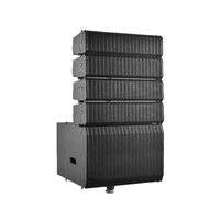 Équipement sonore de scène comprenant des enceintes actives Line Array et des haut-parleurs professionnels pour les grandes performances en plein air