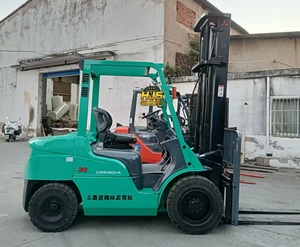 Japanse originele gebruikte Mitsubishi 3-tons heftruck FD30NT, weinig draaiuren, goed onderhouden, tweedehands heftruck - Product Image 5