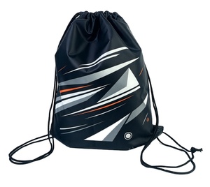 Wholesale Custom Printed Polyester <b>Drawstring</b> <b>Backpack</b> with Logo Lightweight Gym Travel Bag for Promotional Gifts - Product Image 1