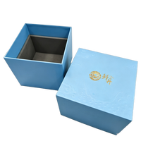 Boîte en carton dorée personnalisée avec logo imprimé, effet estampage à chaud doré, pour flacon de parfum, cadeaux de mariage, coffret cadeau beauté