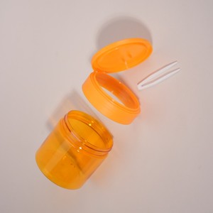 Envase Personalizado para Productos de Cuidado de la Piel de 200-250 ml, Latas para Lociones y Cremas, Frascos de Plástico Transparente con Tapa Abatible para Píldoras - Product Image 2