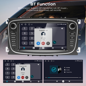 Lecteur multimédia GPS WiFi de qualité supérieure pour Ford Focus 2 2008-2011 S-Max Mondeo Galaxy C-Max autoradio Android 2 Din - Product Image 6