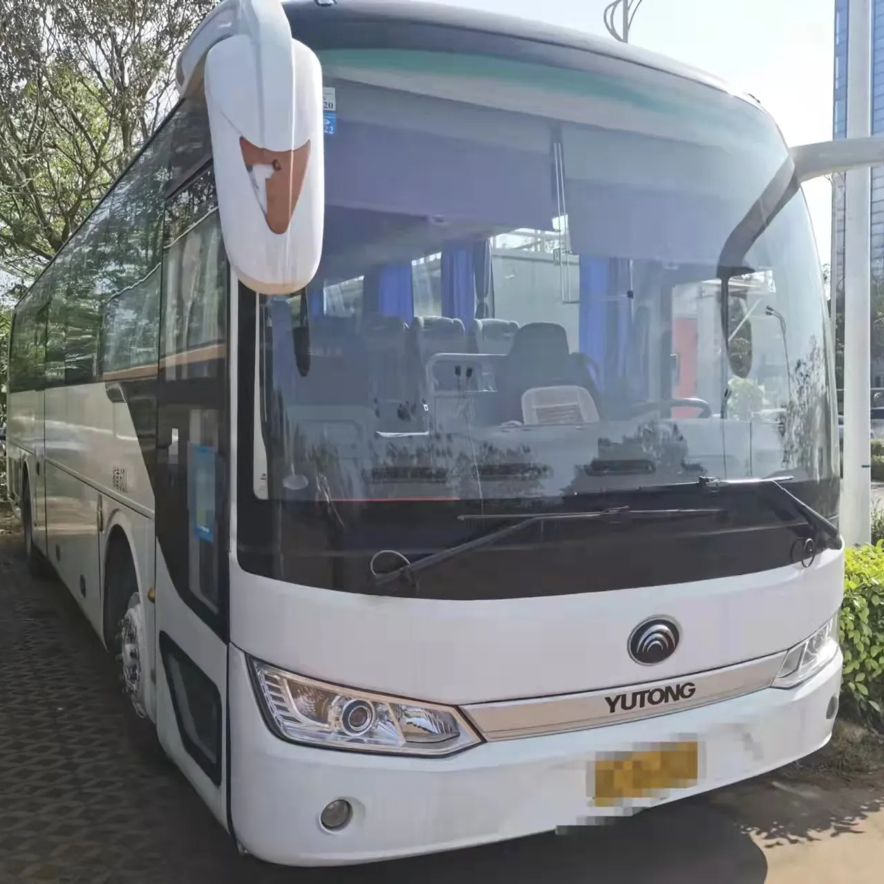 Autobús de ciudad personalizado, autobús de lujo Yutong usado, 50 asientos, Autobus de pasajeros diésel, a la venta