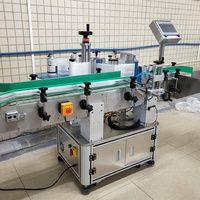 Machine d'étiquetage de bouteilles d'eau, imprimante d'étiquettes adhésives pour bouteilles, machine d'étiquetage pour bouteilles en plastique, applicateur d'étiquettes